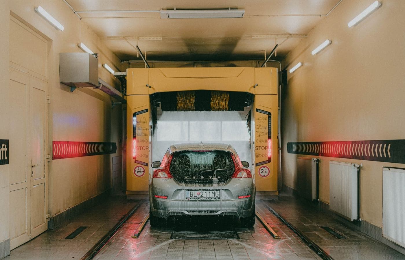 Representative express car wash photograph; no pictured business is for sale
