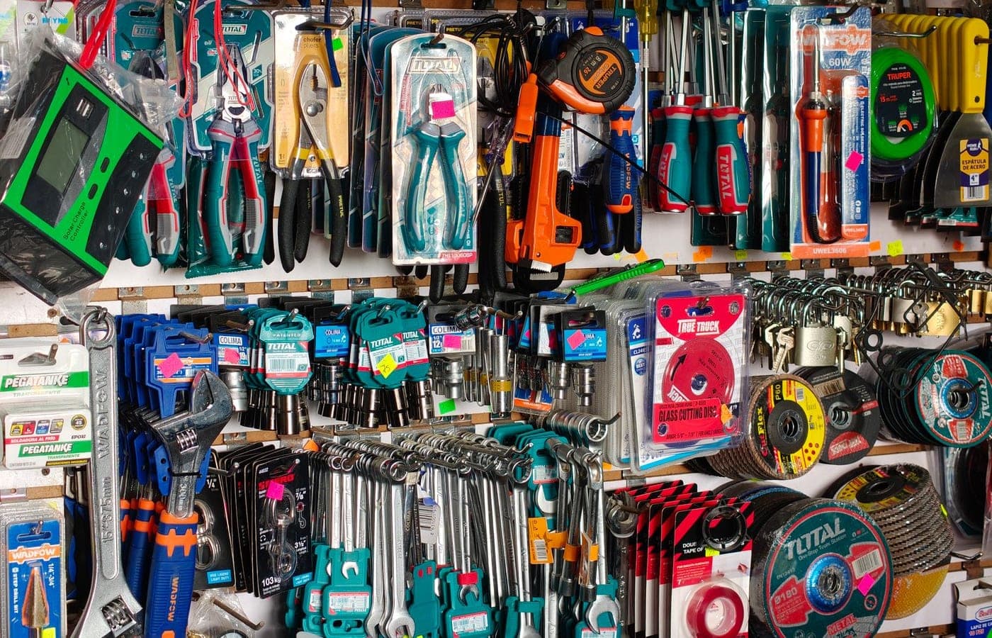 Representative hardware store photograph; no pictured business is for sale