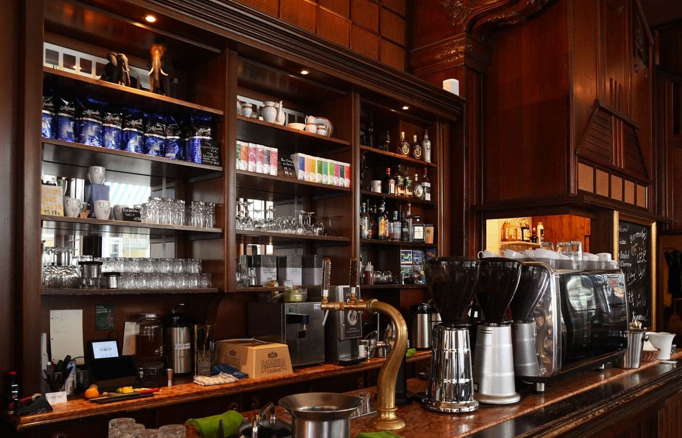 Representative coffee shop photograph; no pictured business is for sale